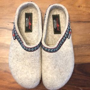 Haflinger wool mules/clog; Cork midsole; Excellent condition!